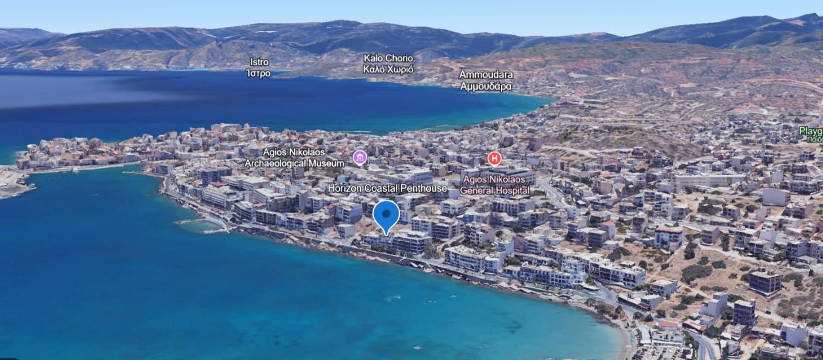 Horizon Central Apartment Amazing View Agios Nikolaos  Exterior photo